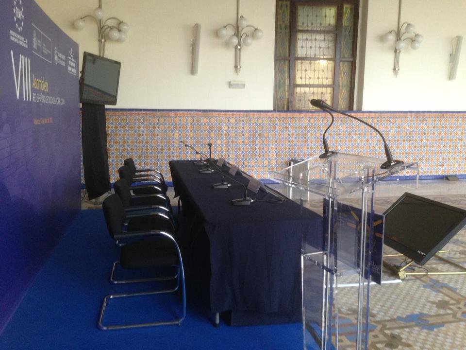 Sonorización en conferencia medioambiental